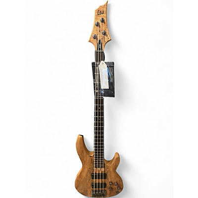 Used ESP LTD B-204SM Satin Natural Electric Bass Guitar