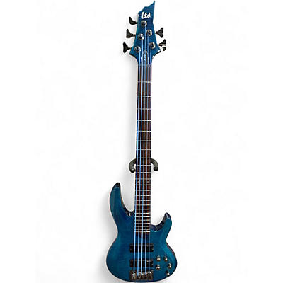 Used ESP LTD B 205 FM BLUE Electric Bass Guitar