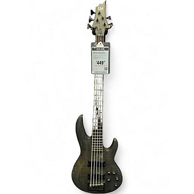 Used ESP LTD B-205 Trans Gray Electric Bass Guitar