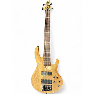 ESP Used ESP LTD B-206SM Natural Electric Bass Guitar