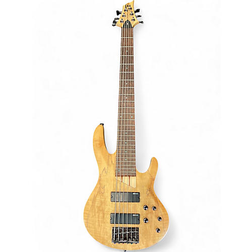 ESP Used ESP LTD B-206SM Natural Electric Bass Guitar Natural