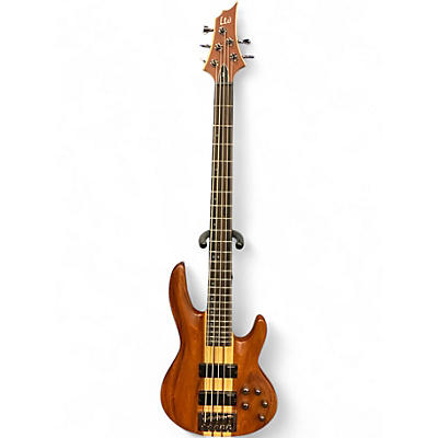 Used ESP LTD B-5 Natural Electric Bass Guitar
