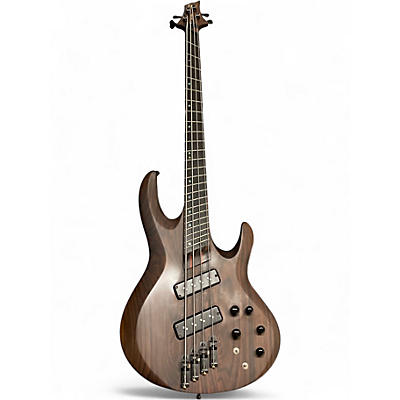 Used ESP LTD B100 4MS Trans Brown Electric Bass Guitar