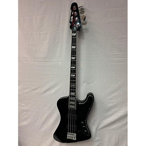 ESP Used ESP LTD B1004 Deluxe Black Electric Bass Guitar Black