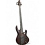 Used ESP LTD B1004 Deluxe Trans Brown Electric Bass Guitar Trans Brown
