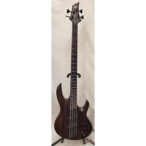 ESP Used ESP LTD B1004MS Electric Bass Guitar Walnut