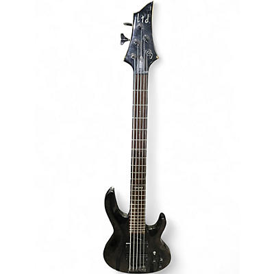 Used ESP LTD B105 5 String BLACK Electric Bass Guitar
