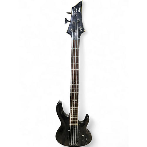 Used ESP LTD B105 5 String BLACK Electric Bass Guitar BLACK