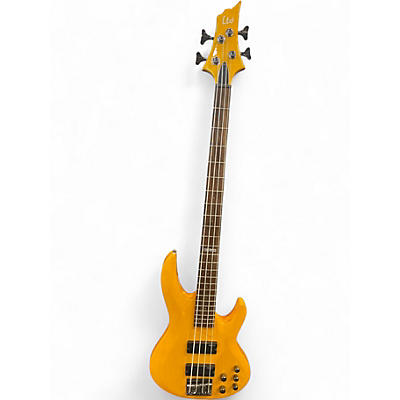 Used ESP LTD B154DX MUSTARD Electric Bass Guitar