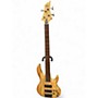 Used ESP LTD B204 Fretless Natural Electric Bass Guitar Natural