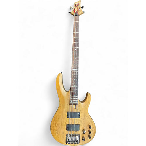 Used ESP LTD B204SM Natural Electric Bass Guitar Natural
