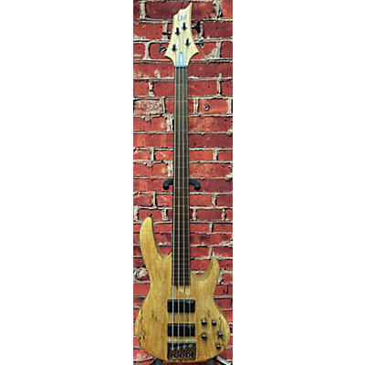 ESP Used ESP LTD B204SM Spalted Maple Electric Bass Guitar