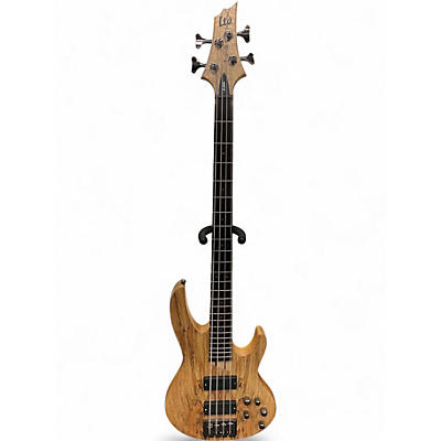 Used ESP LTD B204SM Spalted Maple Electric Bass Guitar