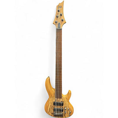 Used ESP LTD B205 5 STRING Natural Electric Bass Guitar