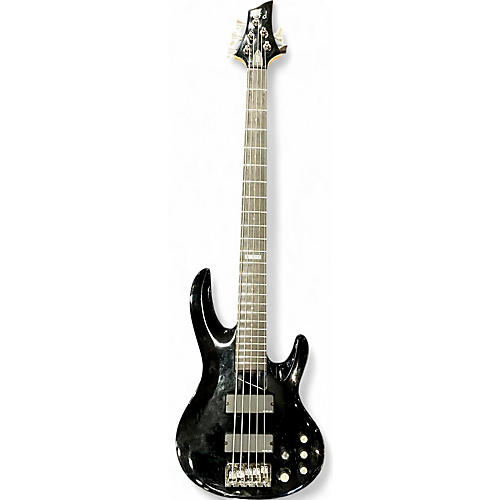Used ESP LTD B205 Black Electric Bass Guitar Black