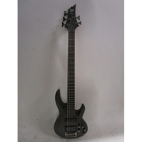 ESP Used ESP LTD B205SM 5 String Charcoal Electric Bass Guitar Charcoal