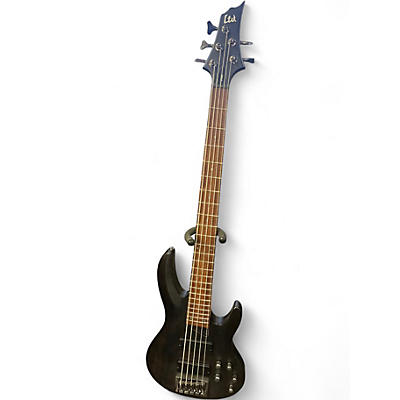 Used ESP LTD B205SM 5 String Charcoal Electric Bass Guitar