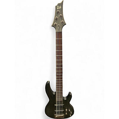 Used ESP LTD B205SM 5 String Gray Electric Bass Guitar