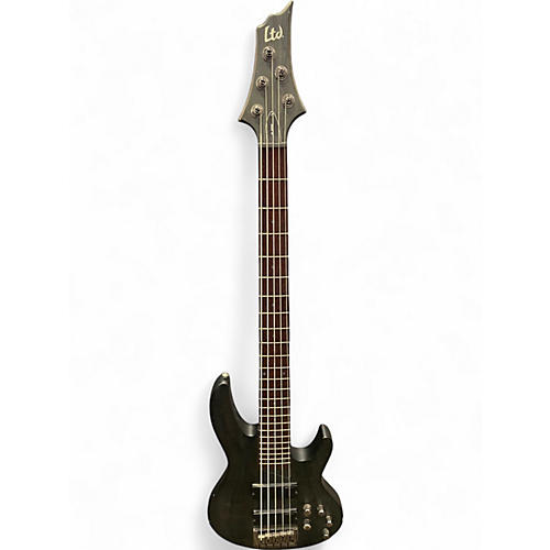 Used ESP LTD B205SM 5 String Gray Electric Bass Guitar Gray