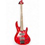 Used ESP LTD B205SM 5 String Red Electric Bass Guitar Red