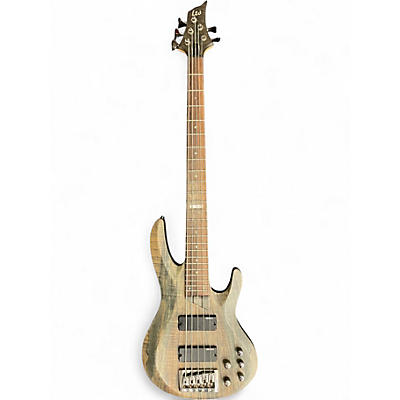 Used ESP LTD B205SM 5 String Satin Black Electric Bass Guitar