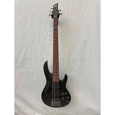 ESP Used ESP LTD B205SM 5 String See Thru Black Electric Bass Guitar