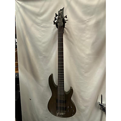 ESP Used ESP LTD B205SM 5 String Spalted Maple Electric Bass Guitar