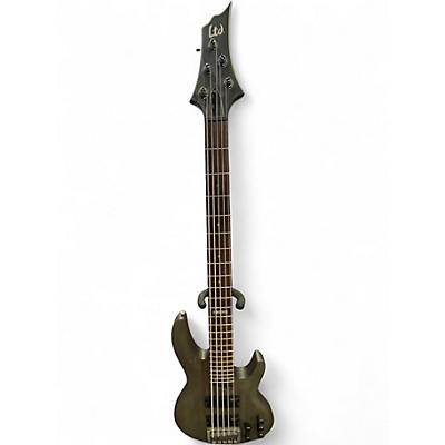 Used ESP LTD B205SM 5 String black satin Electric Bass Guitar