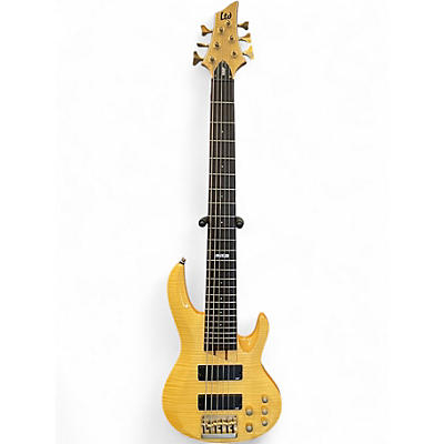 Used ESP LTD B206FM Natural Electric Bass Guitar