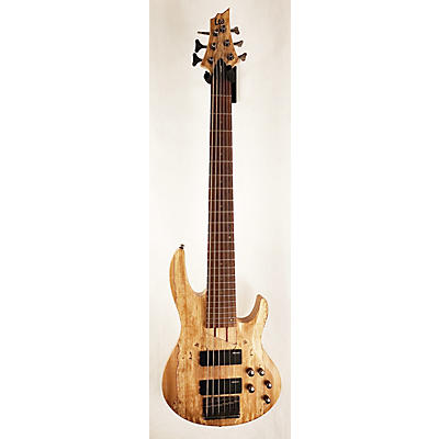 ESP Used ESP LTD B206SM 6 String Natural Electric Bass Guitar