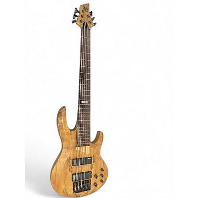 Used ESP LTD B206SM 6 String Natural Electric Bass Guitar