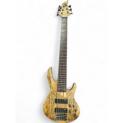 Used ESP LTD B206SM 6 String Natural Electric Bass Guitar