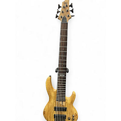 Used ESP LTD B206SM 6 String Natural Electric Bass Guitar