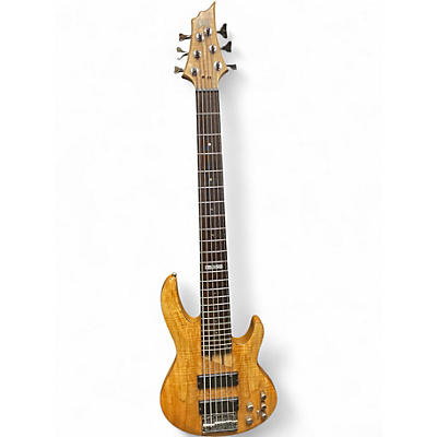 Used ESP LTD B206SM 6 String Natural Electric Bass Guitar