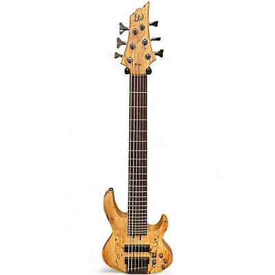 Used ESP LTD B206SM 6 String Natural Electric Bass Guitar