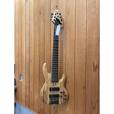 ESP Used ESP LTD B206SM 6 String Spalted Maple Electric Bass Guitar