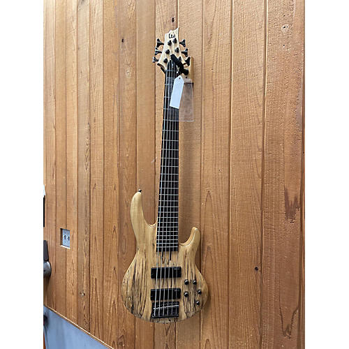 ESP Used ESP LTD B206SM 6 String Spalted Maple Electric Bass Guitar Spalted Maple