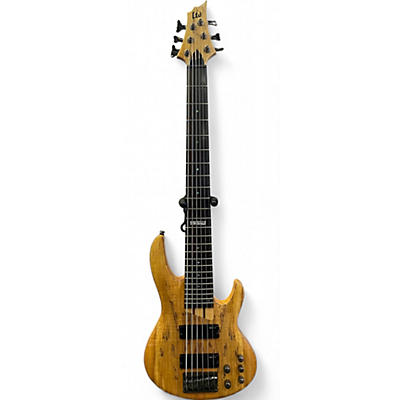 ESP Used ESP LTD B206SM 6 String Spalted Maple Electric Bass Guitar