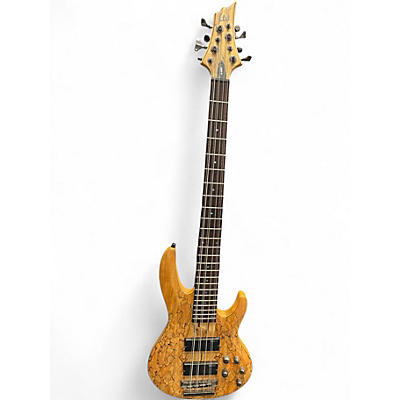 Used ESP LTD B208FM 8 String NATURAL Electric Bass Guitar