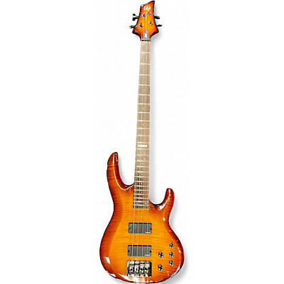 Used ESP LTD B254 Flame Maple Burst Electric Bass Guitar