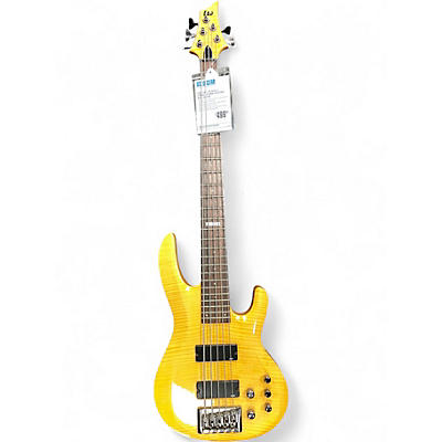 Used ESP LTD B255 5 String NATURAL Electric Bass Guitar