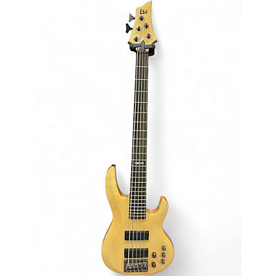Used ESP LTD B255 5 String Natural Electric Bass Guitar