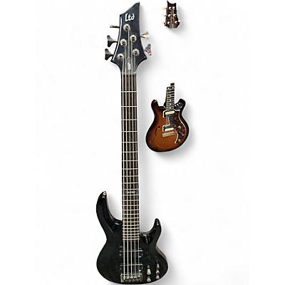 Used ESP LTD B305FM 5 String Black Electric Bass Guitar