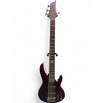 Used ESP LTD B335 5 String Ash Electric Bass Guitar