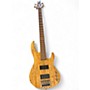 Used ESP LTD B404SM Natural Electric Bass Guitar Natural