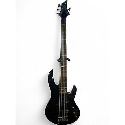 Used ESP LTD B55 5 String BLACK Electric Bass Guitar