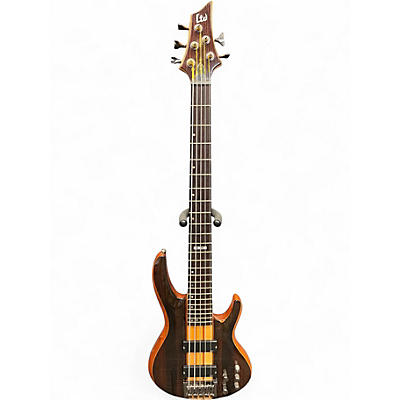 Used ESP LTD B5E 5 String Mahogany Electric Bass Guitar