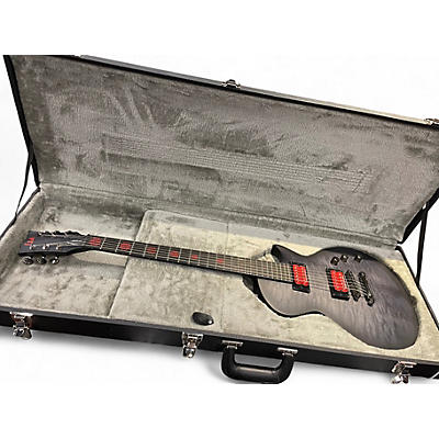 Used ESP LTD BB-600 Ben Burnley Signature Baritone See Thru Black Sunburst Satin Solid Body Electric Guitar