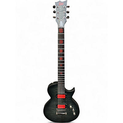 Used ESP LTD BB-600B Transparent Black Burst Solid Body Electric Guitar