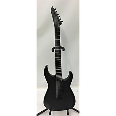 ESP Used ESP LTD BLACK METAL MATTE BLACK Solid Body Electric Guitar